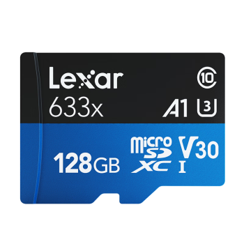 雷克沙（Lexar）512GB TF（MicroSD）存储卡 C10 U3 V30 A2 高速内存卡 读速100MB/s 持久稳定（633x） 