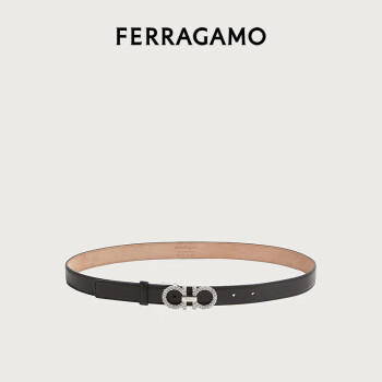 菲拉格慕(Ferragamo)经典款 女士GANCINI可调式皮带腰带 0717550_C_90礼盒