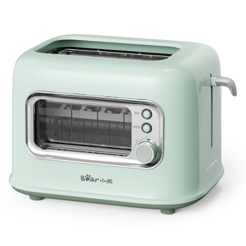 小熊（Bear） 面包机  可视炉窗烤面包片机 家用多功能早餐轻食机速烤吐司机 DSL-C02P8
