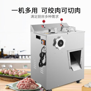 瑞雅格 商用工作台绞切机多功能 切片切丝灌肠切肉机绞肉机瑞雅格 不锈钢大功率JQ-2