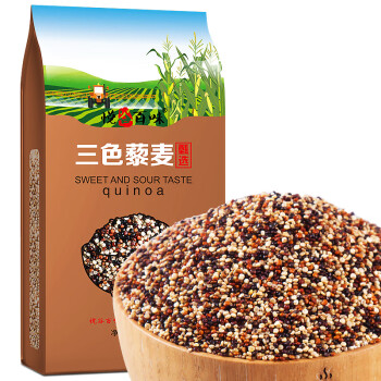 悦谷百味 三色藜麦1kg（黑藜麦 红藜麦白藜麦 五谷杂粮粗粮粥米大米伴侣）
