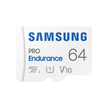 三星（SAMSUNG）64GB TF(MicroSD)存储卡Endurance耐久卡 V10行车记录仪安防监控摄像头专用卡 读速100MB/s