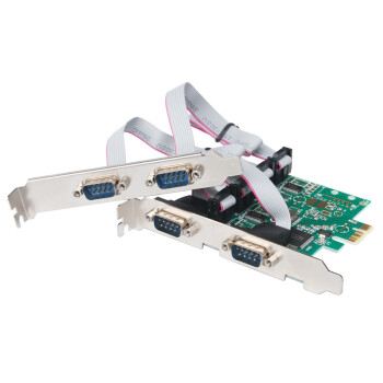 魔羯(MOGE)PCIEx1转4路RS232扩展卡 MC2328 台式机4口串口转接卡 WCH芯片