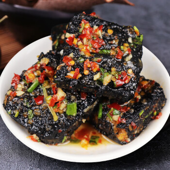 长沙臭豆腐湖南特产小吃20包即食臭干子油炸豆腐干小零食香辣孜然味20