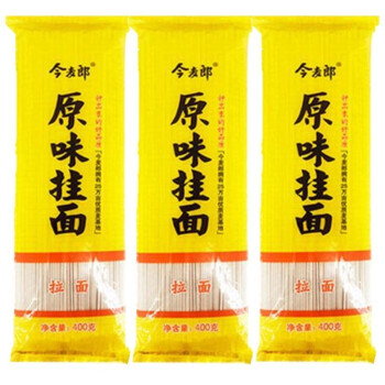 今麦郎挂面拉面龙须面劲宽400g炸酱面方便速食凉拌面家庭面条 400克