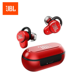 JBL T280TWS PRO 真无线主动降噪蓝牙耳机 入耳式运动耳机 手机音乐双耳立体声苹果安卓通用 激情红