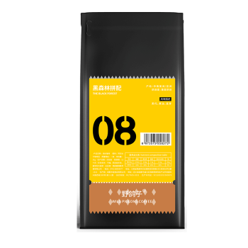 野鸽子 黑森林意式拼配咖啡豆 哥伦比亚云南美式黑咖啡深度烘焙1000g