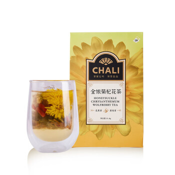 茶里（CHALI）金银菊杞花茶盒装35g 