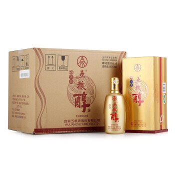 五粮液 股份有限公司 五粮醇 金淡雅（升级版）白酒 整箱装 50度 500ml*6瓶