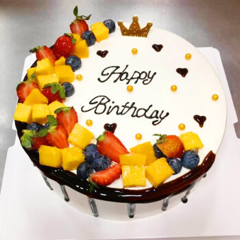 生日蛋糕全国同城配送儿童祝寿巧克力水果奶油北京上海深圳成都重庆