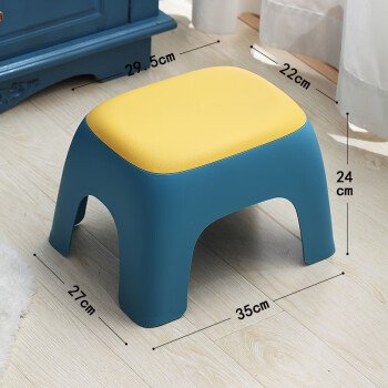 家用塑料凳椅子 防滑耐磨加厚儿童凳板凳 家用浴室淋浴凳子踩脚凳马桶