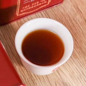 中茶茶叶六堡茶T0101槟榔香2023窖藏六堡茶黑茶罐装150g 送礼