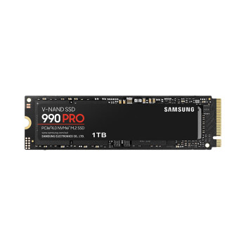 三星（SAMSUNG）SSD固态硬盘 1TB M.2接口(NVMe协议）PCIe4.0*4 990 PRO（MZ-V9P1T0BW）