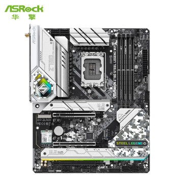 华擎（ASRock）Z790 Steel Legend 钢铁传奇 WiFi6 支持CPU 14900K/14700K/DDR5（Intel Z790/LGA 1700）\t