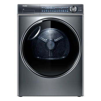 海尔（Haier）洗衣机10公斤极夜灰一级能效直驱变频离子新风系统525mm大筒径智能投放洗衣机G100368BD14LSU1