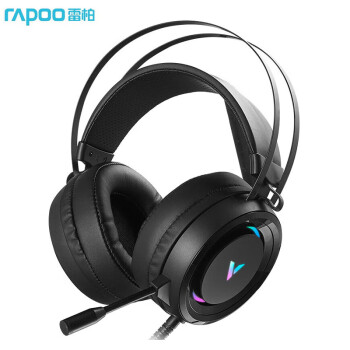 雷柏（Rapoo） VH500 有线耳机7.1声道游戏耳机 有线耳麦 电脑头戴式耳机 商用 电竞耳机立体环绕声 黑色