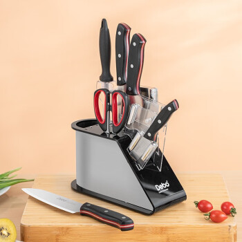 Debo 迪克森 刀具七件套 家用菜刀水果刀剪刀 多功能刀
