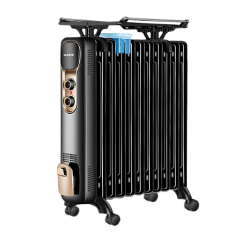 奥克斯取暖器/取暖器家用/取暖电器/电暖器/暖气/电暖气片烤火炉油丁13片电热油汀电暖炉 NSC-200-13A1