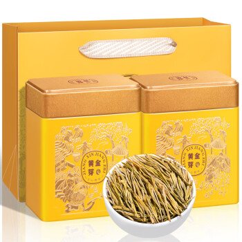音朗 茶叶绿茶 特级黄金芽2024新茶安吉黄金芽奶白茶礼盒装送礼250g