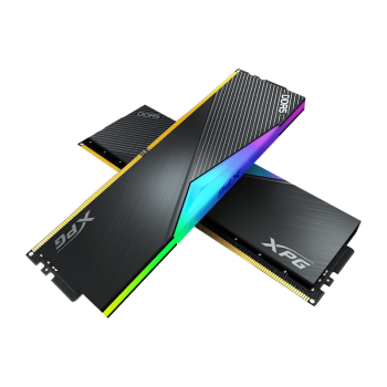 威刚XPG 龙耀LANCER 32G(16G*2) DDR5 6000 CL36 海力士A die颗粒电竞RGB内存条 D500G