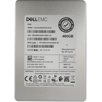 戴尔（DELL)服务器工作站480GB企业级SSD固态硬盘 2.5英寸SATA接口