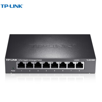 普联（TP-LINK8）口千兆交换机企业级交换器监控网络网线分线器 分流器 金属机身 基本型/八口千兆TL-SG1008D