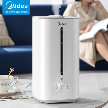 美的（Midea）加湿器 家用卧室办公桌面大雾量蒸发器雾化器大面积喷雾器空调清凉伴侣 SC-3G40S