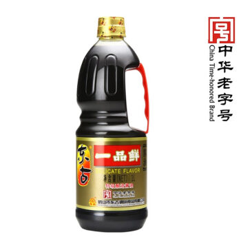 东古 酱油 东古一品鲜1L/瓶 非转基因 特级酿造  中华