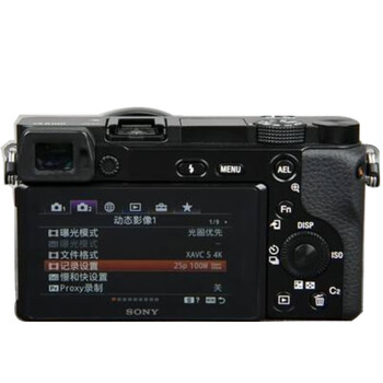 索尼(sony 索尼(sony)ilce-6400 a6100 l高清4k视频自拍美颜微单相机