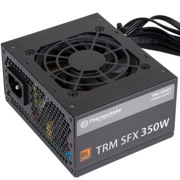 Thermaltake（Tt）额定350W TRM SFX 350 电脑电源（智能温控风扇/主动PFC/小尺寸/无转接架）