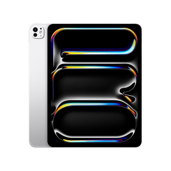 Apple/苹果 iPad Pro 13英寸 M4芯片 2024年新款平板电脑(1TB eSIM版/标准玻璃/MVY73CH/A)银色