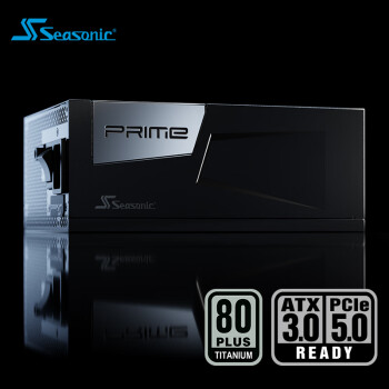 SEASONIC海韵 额定1600W PRIME至尊旗舰钛金电脑ATX3电源 原生12V-2×6 PCIe5 支持4090