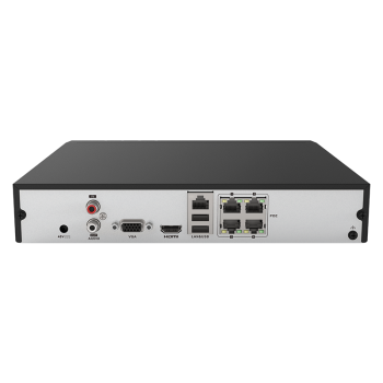 HIKVISION海康威视网络硬盘录像机监控4路POE网线供电NVR满配4个摄像头带6T硬盘DS-7804N-K1/4P