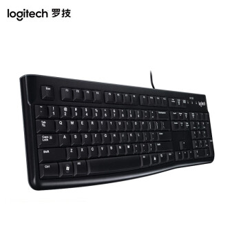 罗技（Logitech） K120有线键盘 USB口电脑笔记本商务办公键盘 全尺寸键盘 黑色