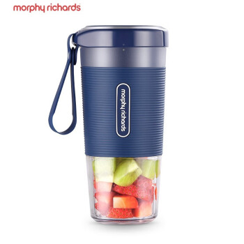 摩飞电器（Morphyrichards）榨汁机便携式磁吸充电迷你无线果汁机料理机随行杯MR9600蓝色