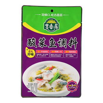 吉香居酸菜鱼调料350g1袋