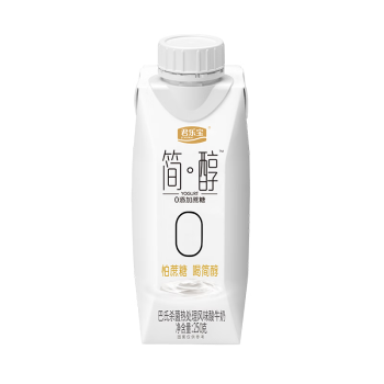 君乐宝（JUNLEBAO）简醇梦幻盖 0添加蔗糖 常温酸奶 250g*10  风味酸牛奶 礼盒装