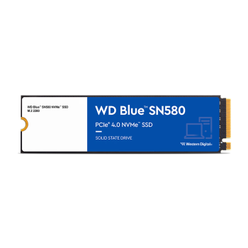 西部数据（WD）500GB SSD固态硬盘M.2（NVMe协议）SN580 PCIe4.0 AI电脑配件 笔记本电脑台式机SN570升级储存硬盘