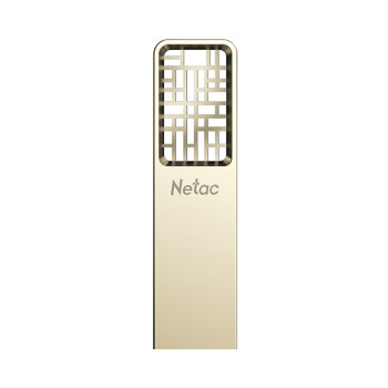 朗科（Netac）16GB USB3.2 Gen1 U盘 U327 全金属高速迷你镂空设计闪存盘 创意中国风 珍镍色