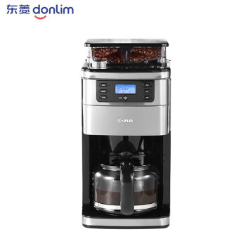  东菱（Donlim）咖啡机 家用全自动 美式现磨多档可选 磨豆机 办公室咖啡壶滴滤壶 DL－KF4266
