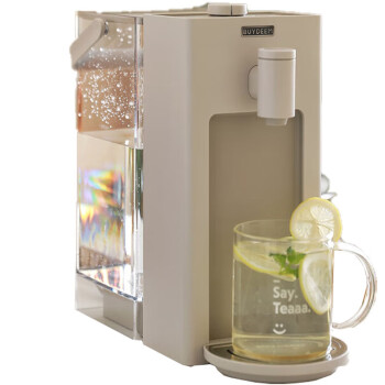 北鼎(Buydeem)台式饮水机 即热式速热饮水机泡茶机智能一体机3L S903/001 燕麦白
