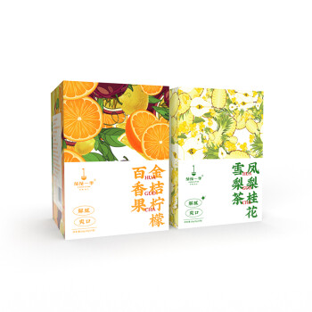 茶茶一季金桔柠檬百香果茶（20g*6泡）*2盒