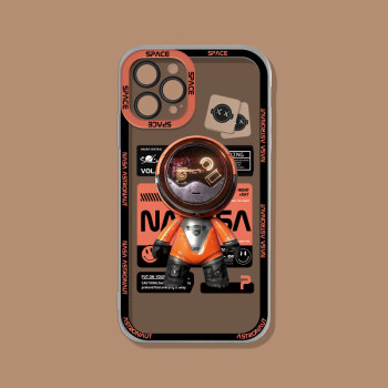 娱品机器q版宇航员苹果12手机壳新款iphone11promax套12pro透明12p