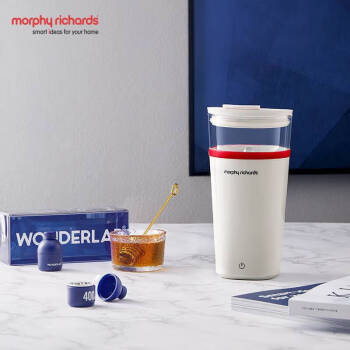 摩飞电器（Morphyrichards）便携自动无线搅拌机 健身运动果汁杯料理机 椰奶白 MR9000