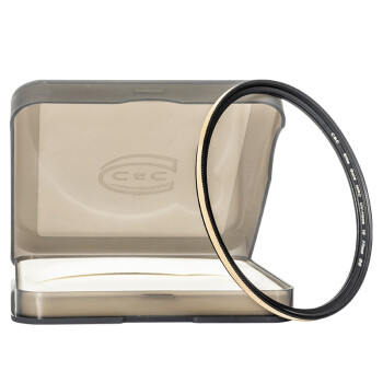 C&C Cuv镜77mm UV滤镜 金环铜圈 超薄多层雾霾UV保护镜 ELITE GOLD MRC UV-HAZE 10