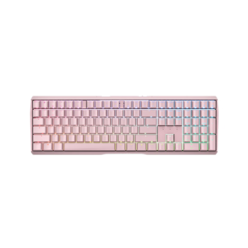 CHERRY樱桃 MX3.0S无线键盘 机械键盘 游戏键盘 电脑键盘 蓝牙有线三模 RGB灯效 铝合金外壳 粉色红轴