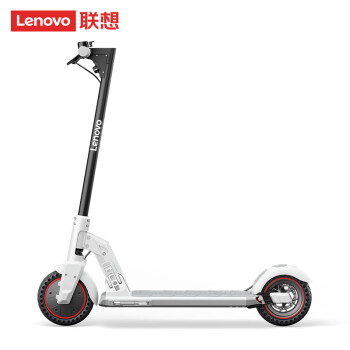 联想 Lenovo M2 男女成人便携可折叠电动滑板车白色