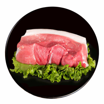满199减100普甜黑真珠黑猪肉后腿肉400g猪肉后尖生鲜猪臀肉后臀尖猪腿