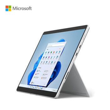 微软 Surface Pro 8二合一平板电脑 13英寸高刷触控屏 高续航轻薄本笔记本 11代酷睿I5 8G 512G中文版 亮铂金