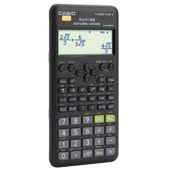 卡西欧（CASIO）FX-82ES PLUS A-2-BK 函数科学计算器升级款 智黑 大学高中初中学生考试